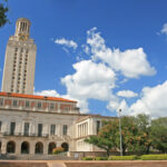 Landscape of University of Texas (UT) building