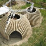 tecla 3d printed house viewed from above